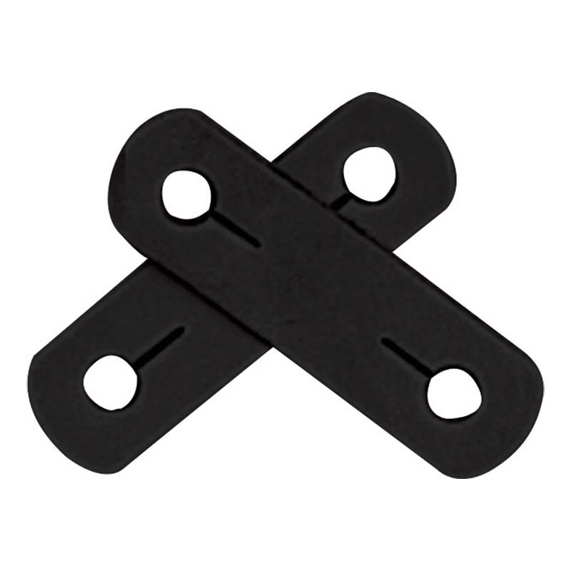 Lederen Stijgbeugelriemen 2-pack HG Zwart