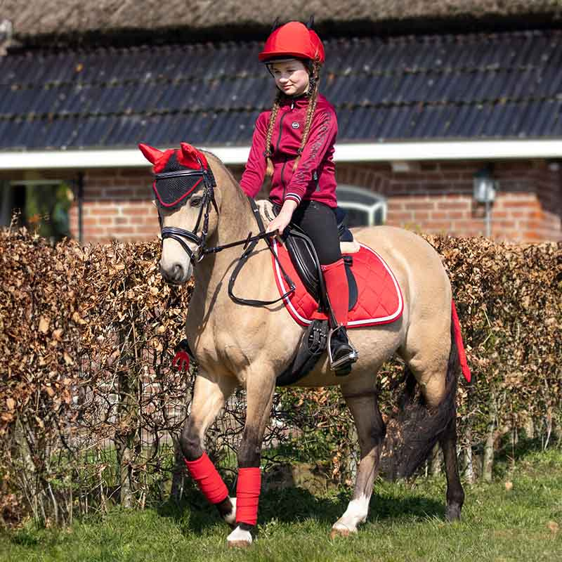 Oornetjes Halloween Devil Rood/Zwart