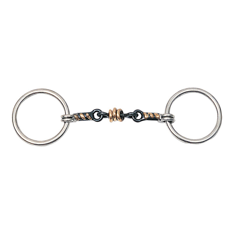 Dubbelgebroken Sweet Iron-bit met rollen HG
