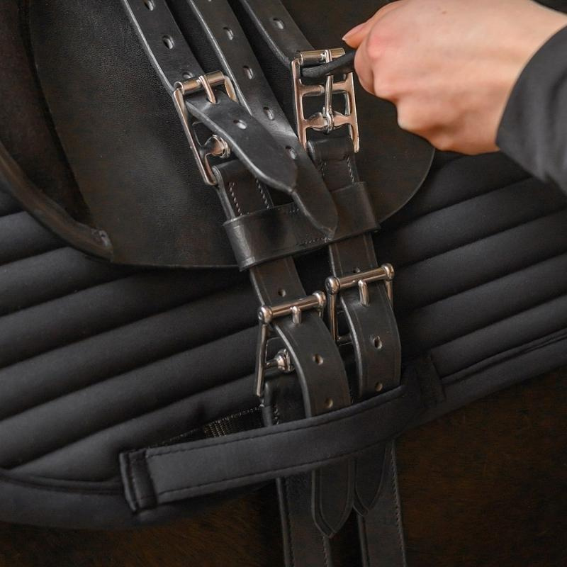 Singelverlenger Leather Zwart
