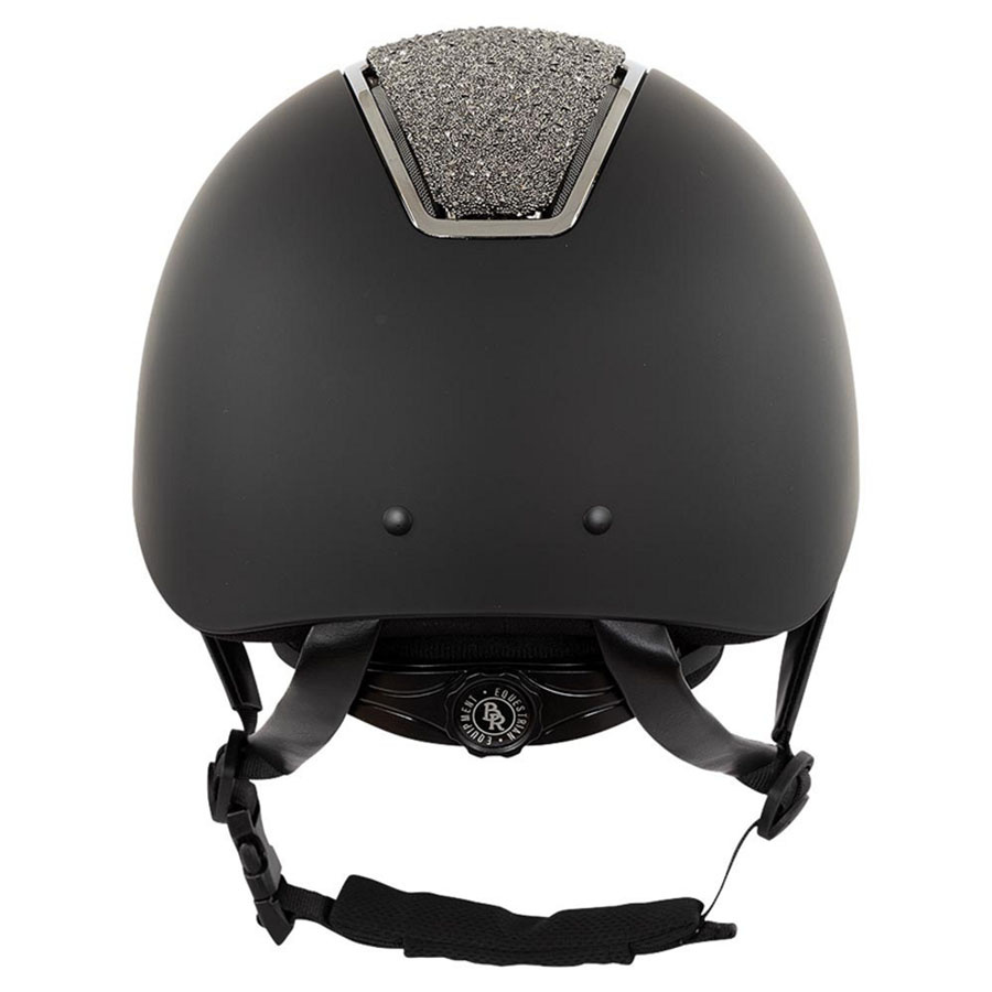 Paardrijcap Omega Glamourous Zwart/Gunmetal