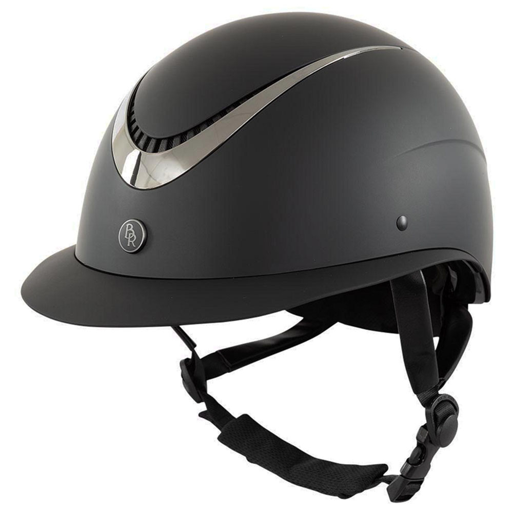 Paardrijcap Theta Plus Painted Zwart/Gunmetal