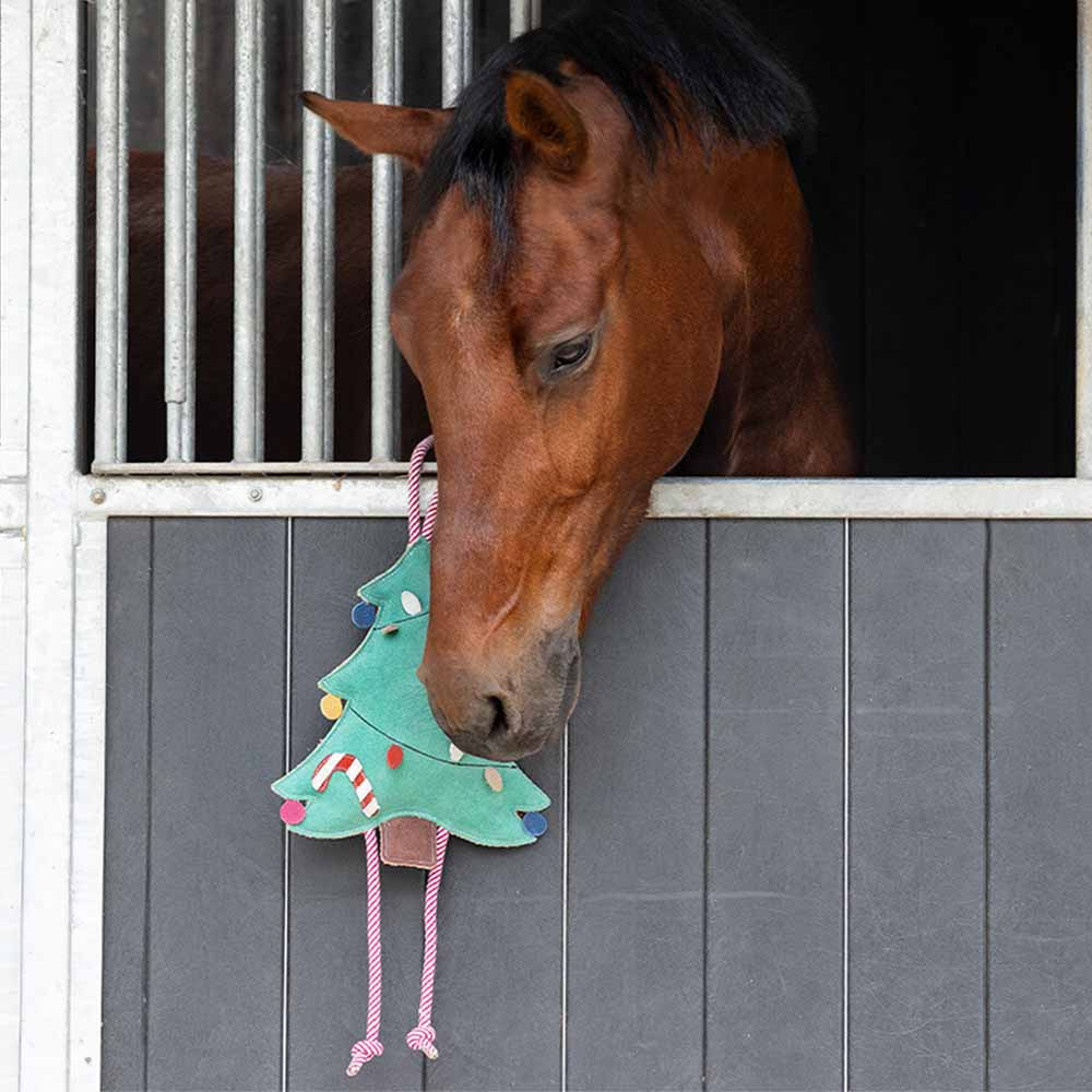 Paarden Speelgoed Kerstboom in Suède Groen