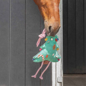 Paarden Speelgoed Kerstboom in Suède Groen