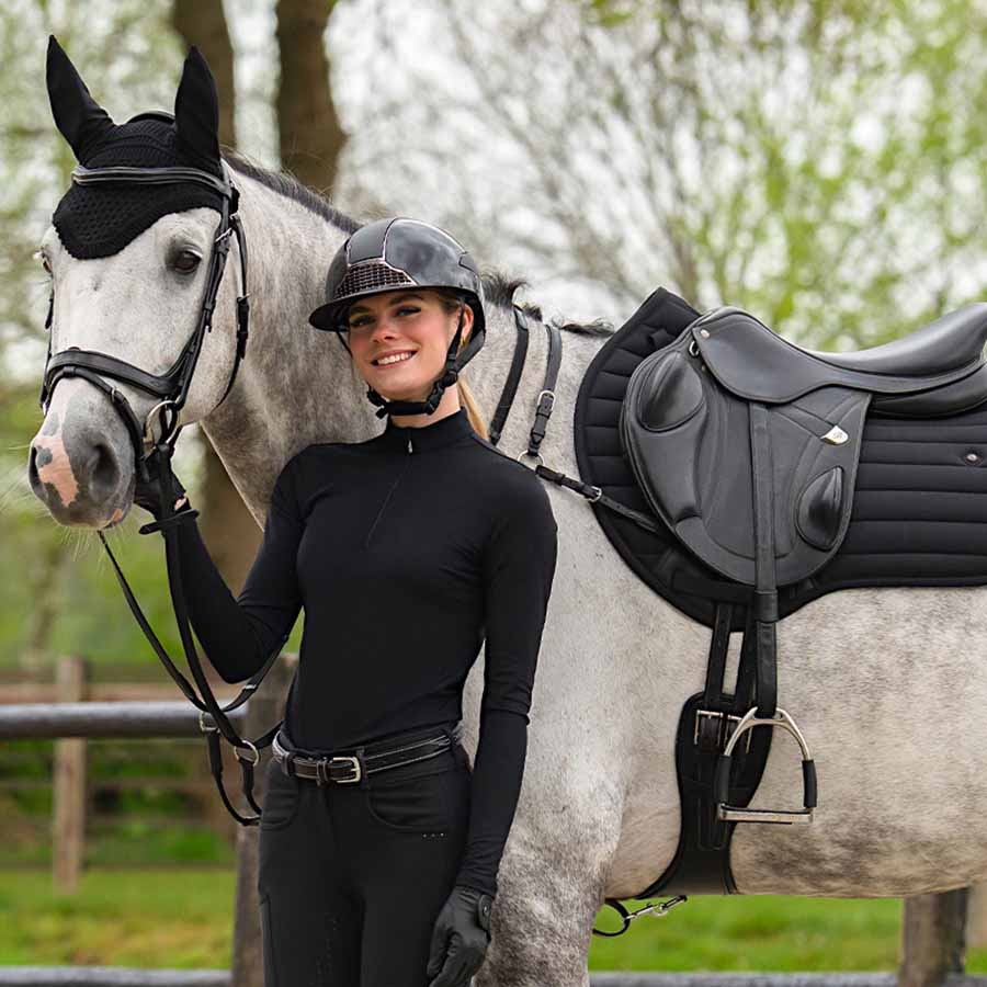 Oornetje Salerno Zwart