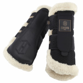Beenbeschermers Mesh Fauxfur Heritage Zwart Beenbeschermers Mesh Fauxfur Heritage Zwart