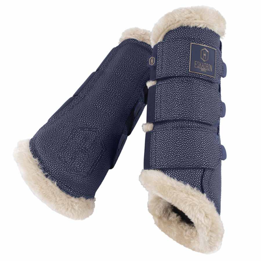 Beenbeschermers Stingray Fauxfur Shetty Heritage Blauw