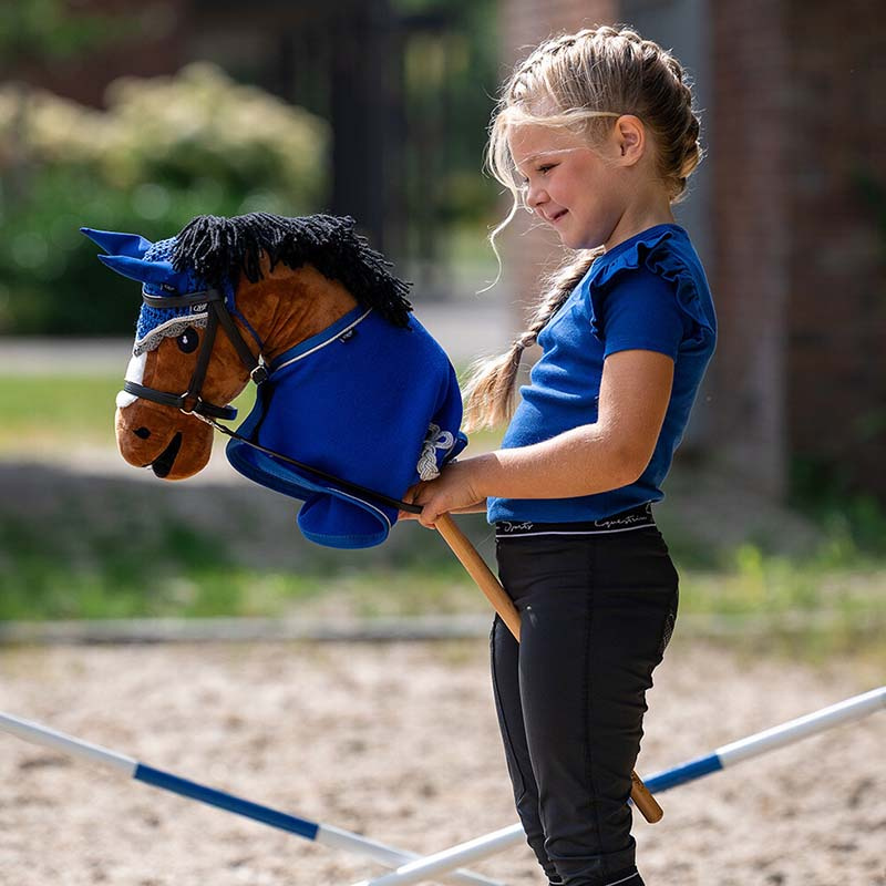 Oornetje voor Stokpaard Blauw