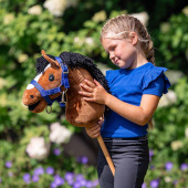Halster en Longeerlijn voor Stokpaard Blauw Halster en Longeerlijn voor Stokpaard Blauw