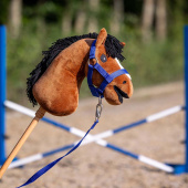 Halster en Longeerlijn voor Stokpaard Blauw Halster en Longeerlijn voor Stokpaard Blauw