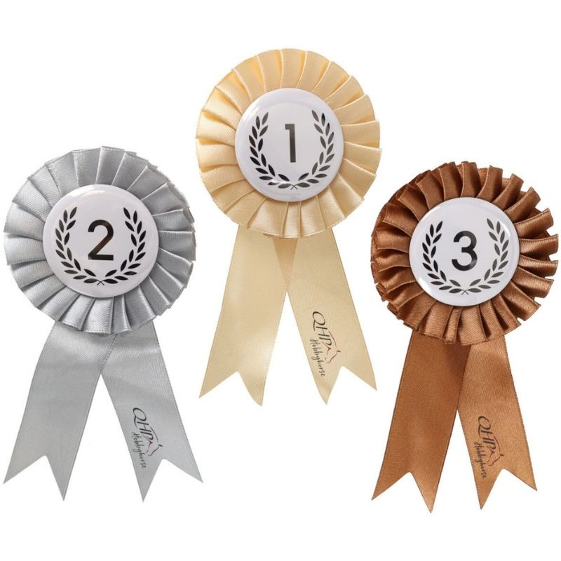 Rozetten voor Stokpaard 3-pack