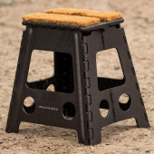 Opvouwbare stal kruk Coconut Fibre Zwart Opvouwbare stal kruk Coconut Fibre Zwart