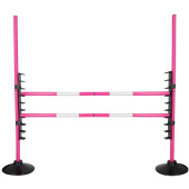 Hindernis voor stokpaard Roze Hindernis voor stokpaard Roze