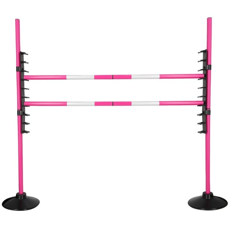 Hindernis voor stokpaard Roze