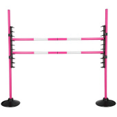 Hindernis voor stokpaard Roze Hindernis voor stokpaard Roze