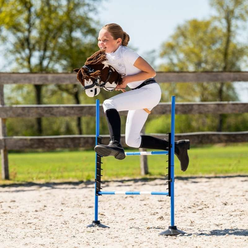 Hindernis voor stokpaard Blauw