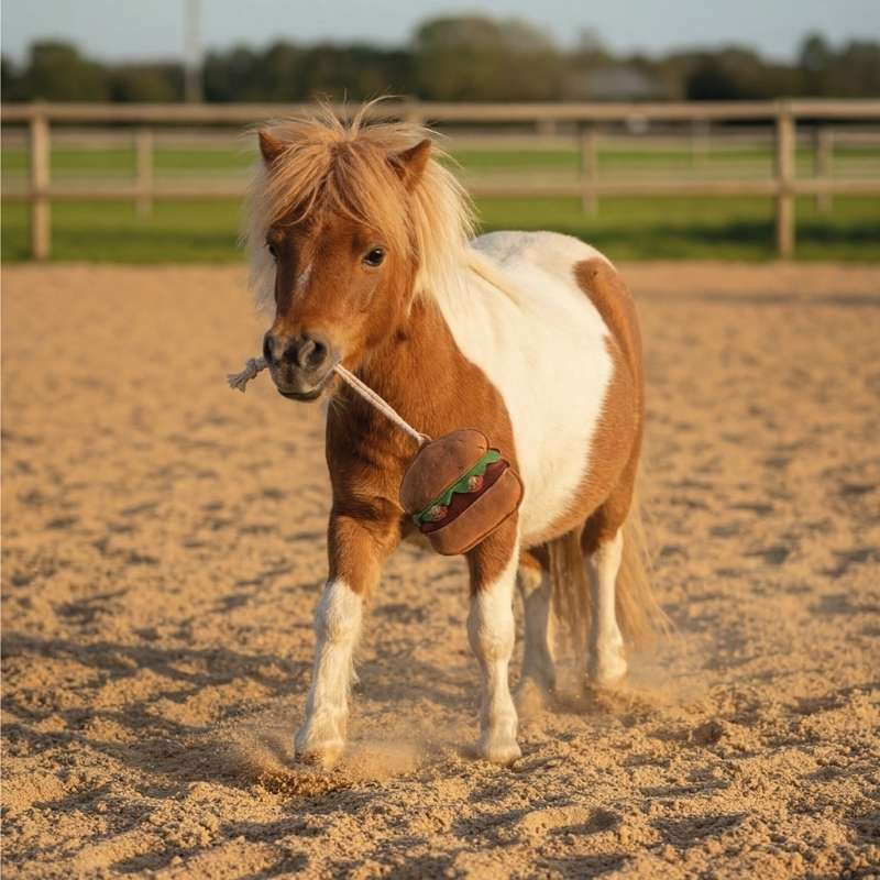 Paardenspeelgoed Snackcounter Hamburger