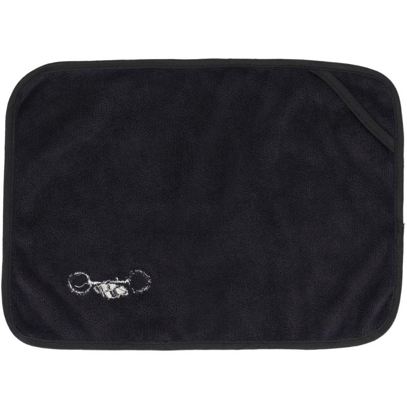 Handdoek Bit Towel 30x20cm Zwart