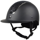 Paardrijcap HS Vision Silhouette Zwart Paardrijcap HS Vision Silhouette Zwart