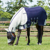 Vliegendeke met afneembare hals en oornetje Blauw Vliegendeke met afneembare hals en oornetje Blauw