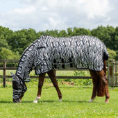Vliegendeke met afneembare hals en oornetje Zebra Zwart/Wit Vliegendeke met afneembare hals en oornetje Zebra Zwart/Wit