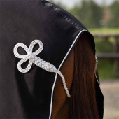 Fleece deken Ornament Zwart/Zilver Fleece deken Ornament Zwart/Zilver