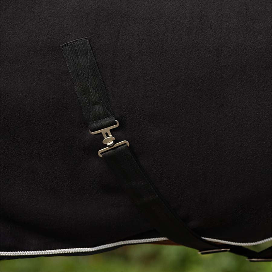 Fleece deken Ornament Zwart/Zilver
