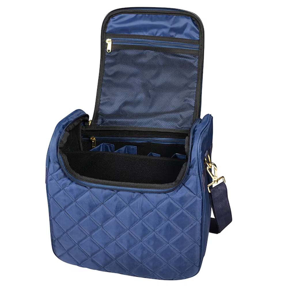 Verzorgingstas Quilted Marineblauw