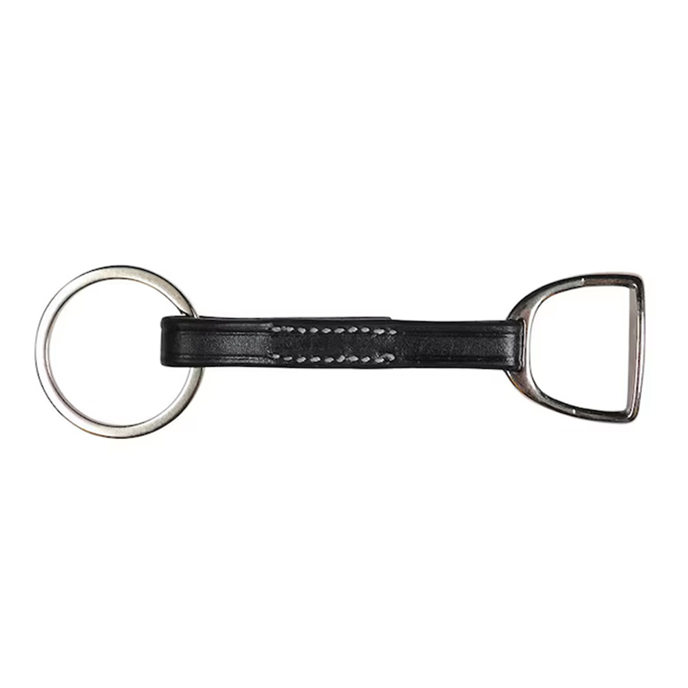 Sleutelhanger HS Stigbygel Zwart/Zilver