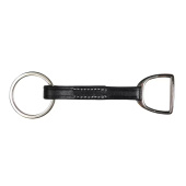 Sleutelhanger HS Stigbygel Zwart/Zilver Sleutelhanger HS Stigbygel Zwart/Zilver