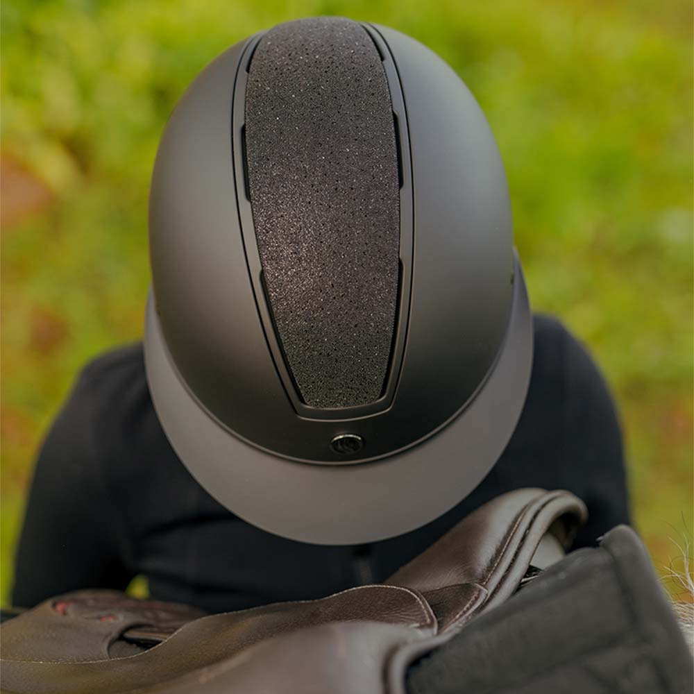 Paardrijcap HS MIPS Vision Matt Onyx Zwart