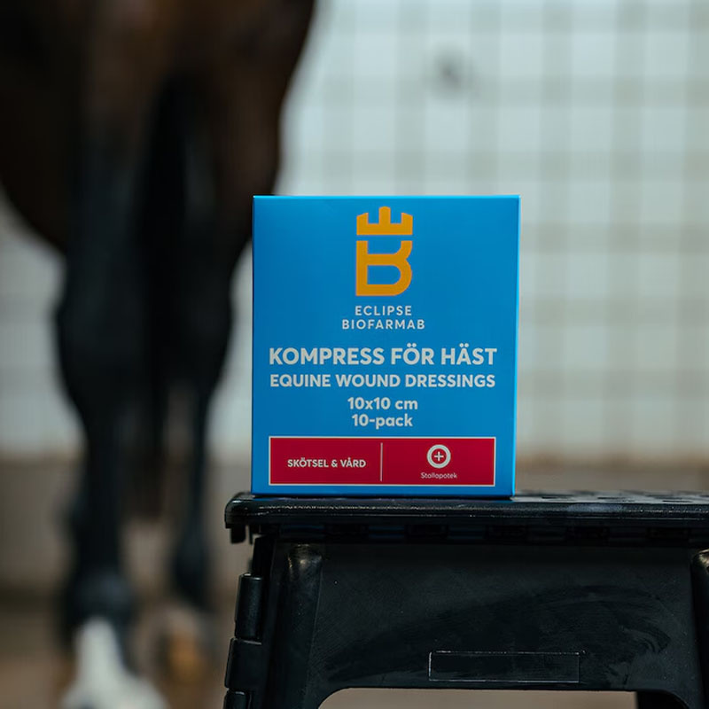 Steriele kompres voor paard 10-pack Wit 10x10 cm
