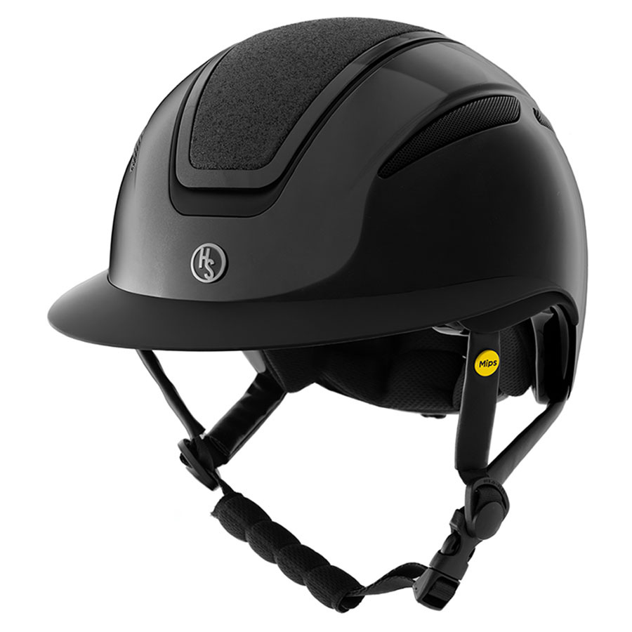 Paardrijcap HS MIPS Air Shiny Zwart