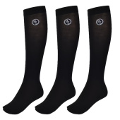 Rijstrumpen HS Nailon 3-pack Zwart Rijstrumpen HS Nailon 3-pack Zwart