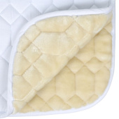 Dressuurzadeldekje HS Sheeplike Wit Dressuurzadeldekje HS Sheeplike Wit