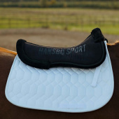 Zadelpad HS Faux Fur Zwart