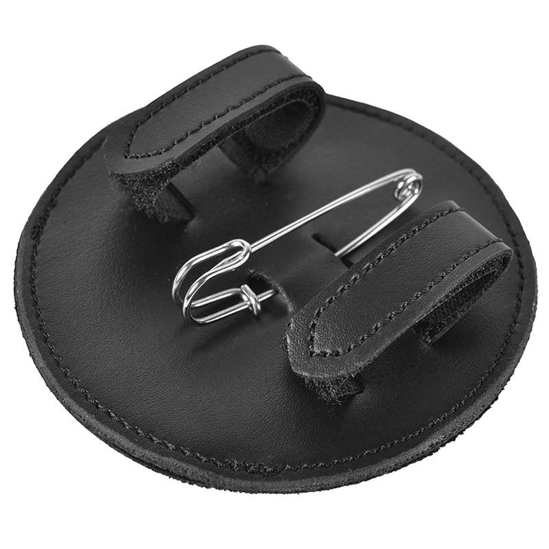Nummerlabel HS Vegan Leather 2-pack Zwart