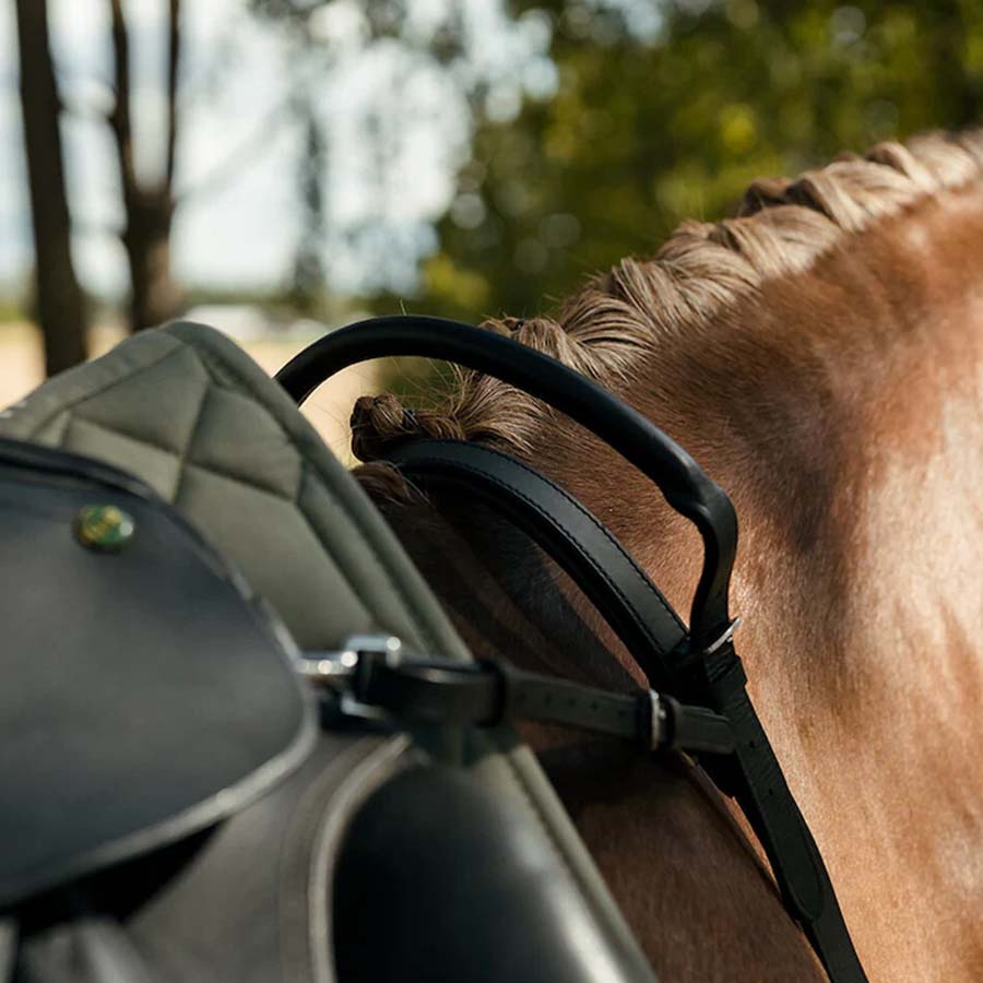 Halsriem met Handvat HS Zwart