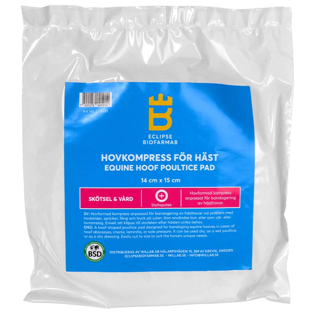 Hoefcompres voor Paarden 3-pack 14x15cm