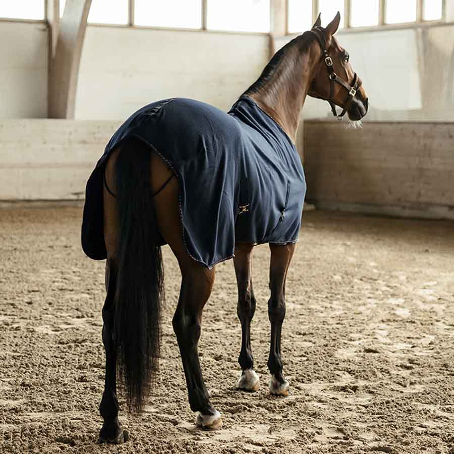Fleecedeke HS Hug Marineblauw