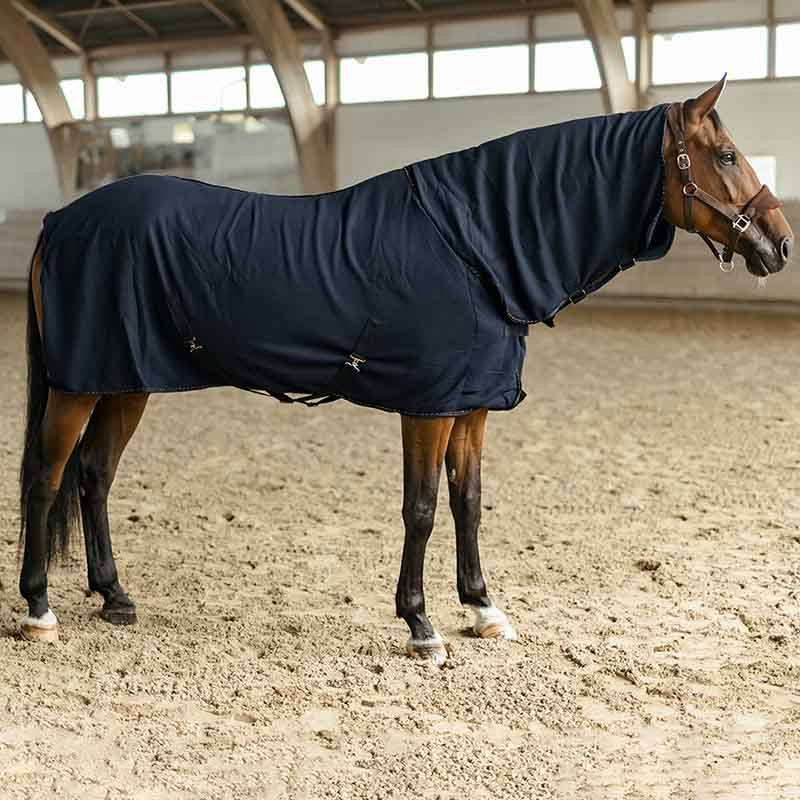 Fleecedeke met Halsstuk HS Hug Marineblauw