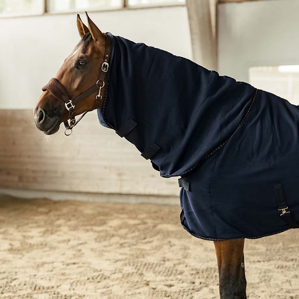 Fleecedeke met Halsstuk HS Hug Marineblauw