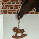 Paardenspeelgoed HS Peperkoekpaard van Suède Paardenspeelgoed HS Peperkoekpaard van Suède