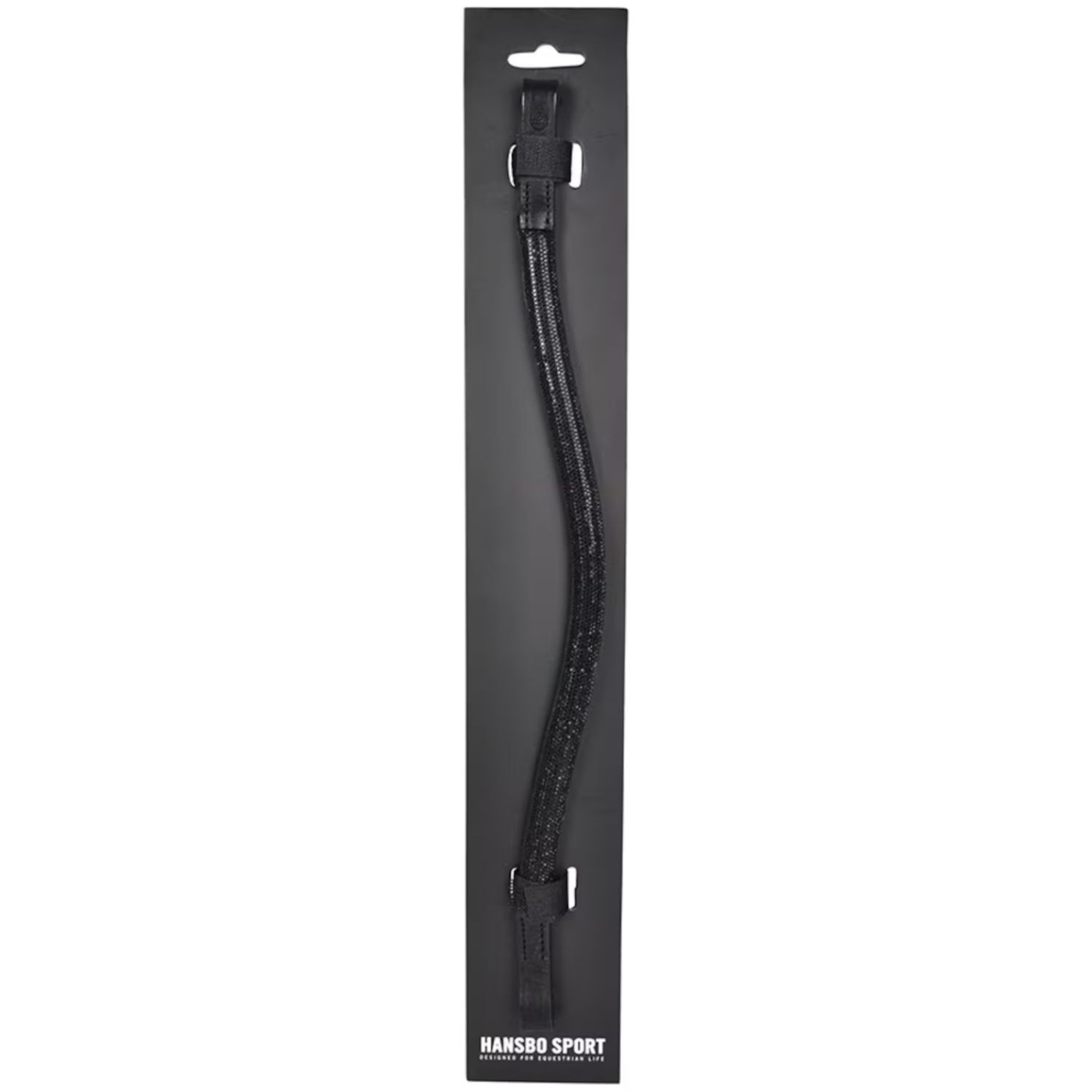Frontriem HS Glitter Zwart