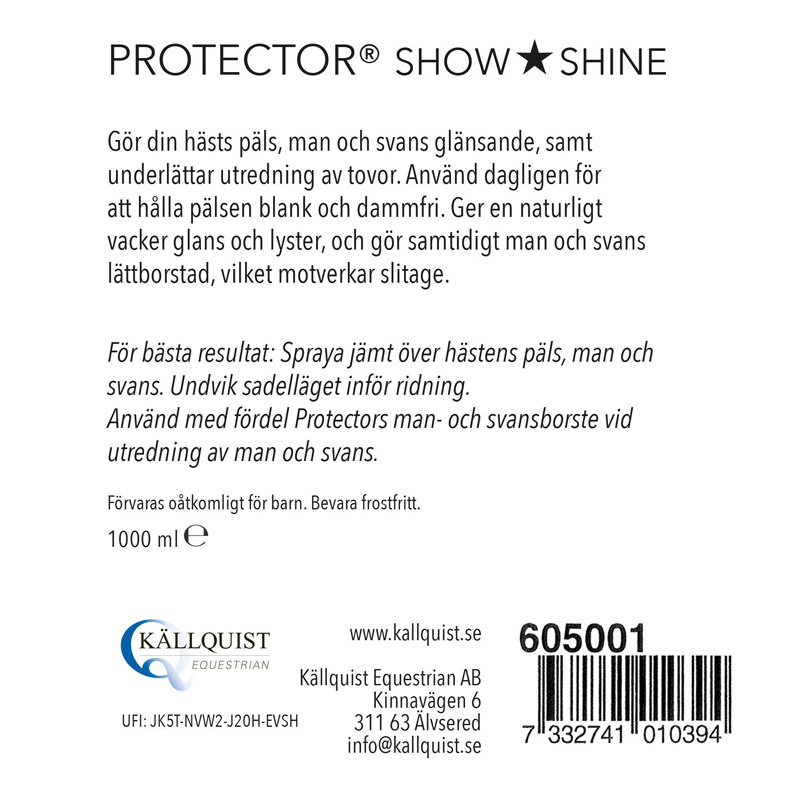 Vachtglans Show Shine 1L