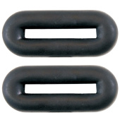 Martingaalstop Rubber 2-pack Zwart Martingaalstop Rubber 2-pack Zwart