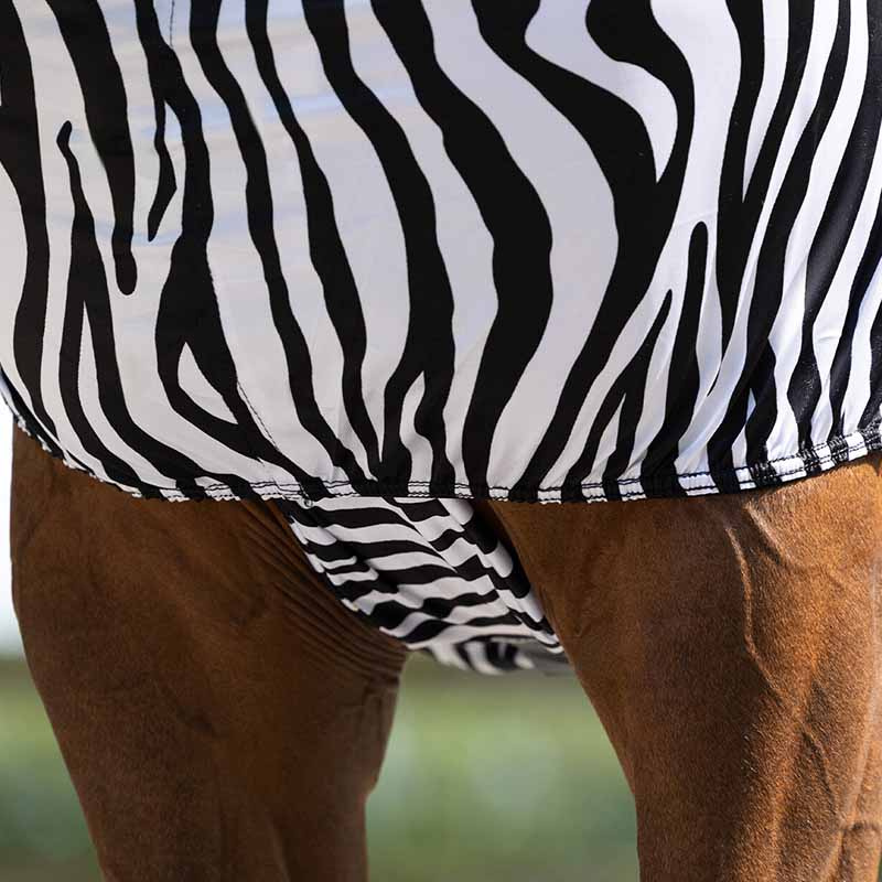 Eksemtdeken UV-Resistant Zebra Zwart/Wit
