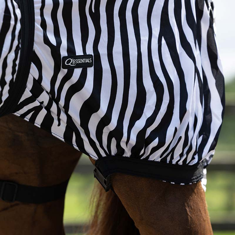 Eksemtdeken UV-Resistant Zebra Zwart/Wit