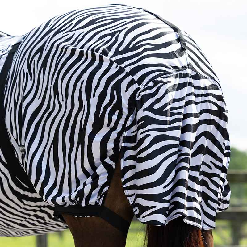 Eksemtdeken UV-Resistant Zebra Zwart/Wit