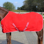 Fleece deken Color Rood Fleece deken Color Rood